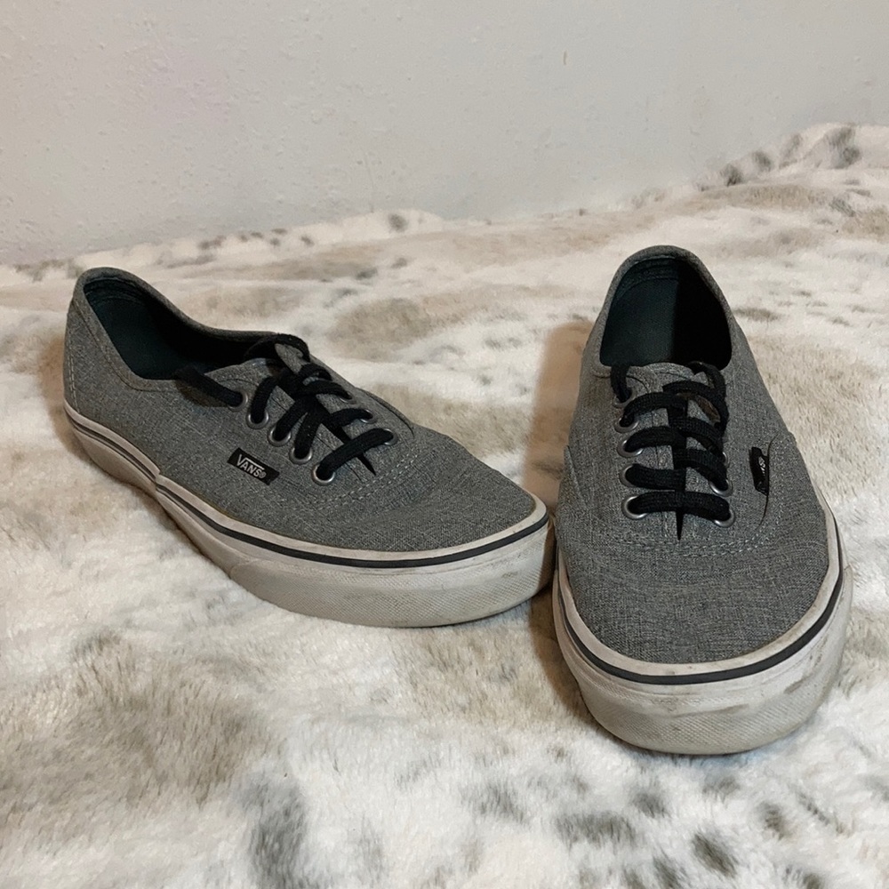 Vans off the wall gray size 8.5 women’s